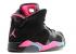 Air Jordan Girls Jordann 6 Retro Ps Pink Marina Flash Black Blue 543389-050