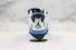 Nike Air Jordan 6 Rings White Navy UNC Blue GS Grade Shoes 323399-115