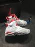 Nike Air Jordan VI 6 Hare Retro Men Shoes White Grey Red 384664-113