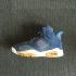 Levis x Air Jordan VI 6 Men Basketball Shoes Jeans Blue Brown