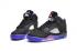 Nike Air Jordan 5 V Retro Black Ember Glow Purple Unisex Shoes 440892-017