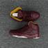 Nike Air Jordan V 5 Retro Men Basketball Shoes Wine Red Yellow 136027-602
