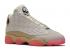 Air Jordan 13 Retro Bg Pink Ivory Gold Club Black Digital Pale CW4683-100