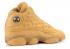 Air Jordan 13 Retro Gs Wheat Brown Gold Elemental Yellow Gum Baroque 414574-705