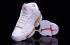 Nike Air Jordan XII 13 Retro white gold white men Basketball Shoes 414571-199