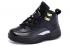 Nike Air Jordan XII 12 Kid Children Shoes Black All Gold