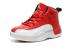 Nike Air Jordan XII 12 Kid Children Shoes White Red