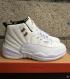 Nike Air Jordan XII 12 Retro Rising Sun White Silver Men Shoes 130690-163