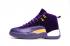 Nike Air Jordan XII 12 Retro Velvet purple white yellow Women Shoes