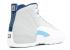 Air Jordan 12 Retro Bg Unc Blue Mid Grey University White Neo Wolf 153265-007