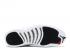 Nike Air Jordan 12 Black And White Silver Buckle Mens Shoes 308317-061