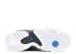 Air Jordan 14 Retro Bg Sport Blue Grey Wolf White Cool 487524-004