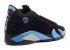 Air Jordan 14 Retro Gs Universty Blue Black Silver Metallic 312091-041