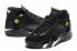 Nike Air Jordan 14 Retro XIV Men Shoes Black Mint Green Toe 487471