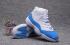 Nike Air Jordan XI 11 Retro White University Blue Men Basketball Shoes 528895-106