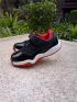 Nike AirJordan XI 11 generation black and white red basketball kids shoes