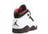 Air Jordan 10 Retro Bp Ps Double Nickel True White Black Red 310807-102