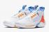 Nike Jordan Why Not Zero.2 White Tidal Blue Signal Blue Total Crimson AO6219-100