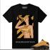 Match Air Jordan 13 Chutney Sneaker Thirst Black T shirt