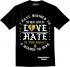 Jordan 1 BHM Shirt Stick with Love Black