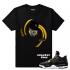 Match Jordan 4 Royalty Chance Da Rapper Black T-shirt