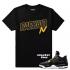 Match Jordan 4 Royalty Rare Air IV Black T-shirt