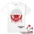 Match Jordan 6 Alternate Medusa Drip White T-shirt
