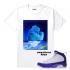 Match Jordan 9 Kobe Mirrored Iceberg White T-shirt