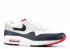 Air Max 1 Patch White Obsidian University Red 704901-146