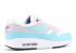 Nike Air Max 1 Anniversary Black White Aqua Neutral Grey 908375-105