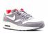 Womens Air Max 1 Leopard Pack Charcoal Gym Sail Red 319986-099