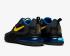 Nike Air Max 270 React Black Dark Grey Blue Spark Tour Yellow DA1511-001