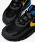 Nike Air Max 270 React Black Dark Grey Blue Spark Tour Yellow DA1511-001