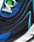 Nike Air Max 270 React Blackened Blue Pure Platinum Team Royal Green Strike CD6870-400
