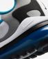 Nike Air Max 270 React GS White Laser Blue Wolf Grey Black BQ0103-106