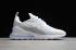 Nike Air Max 270 White Metallic Silver Running Shoes BQ9240-002