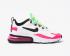 Wmns Nike Air Max 270 React Hyper Pink White Black CJ0619-101
