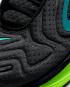 Nike Air Max 720 GS Trainers Black Green Blue Shoes AQ3196-020