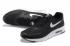 Nike Air Max 1 Ultra Essential Running Sneakers Black White Swoosh 819476-108