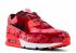 Womens Air Max 90 Anniversary Red Velvet Infrrd Gym Gold Black Red Metallic 726485-600