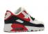 Nike Air Max 90 Leather Ps White Dusted Clay Black University Red 833414-107