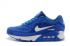 Nike Air Max 90 White Dark Blue Shoes