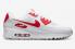 Nike Air Max 90 White University Red Grey Fog DX8966-100