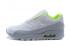 Nike Air Max 90 SP Sacai White Wolf Grey Volt Women Shoes 804550-110