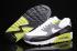 Nike Air Max 90 Essential LTR White Black Fierce Green Grey 652980-103
