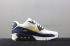 Nike Air Max 90 Essential White Tour Yellow Blue AJ1285-101