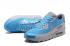 Nike Air Max 90 Ultra 2.0 Essential blue gray white Running Shoes 875695-001