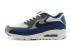 Nike Air Max 90 Breeze Schuhe Sneakers White Light Grey Dark Blue 644204-104