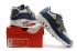 Nike Air Max 90 Breeze Schuhe Sneakers White Light Grey Dark Blue 644204-104