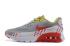 Nike Air Max 90 Ultra BR WMNS Shoes White Grey Red 725061-008